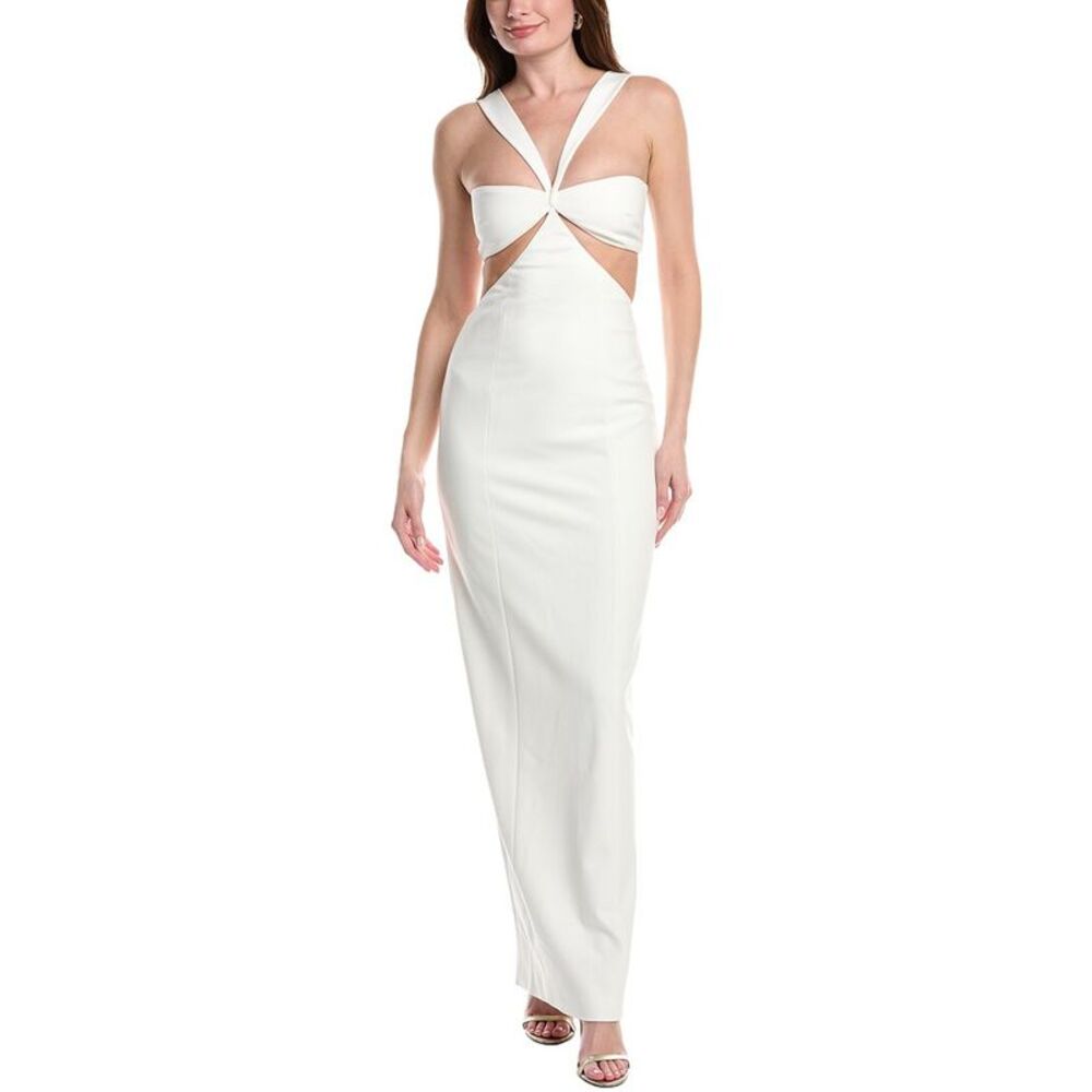 Sans Faff Womens  Elizabeth Evening Gown, White